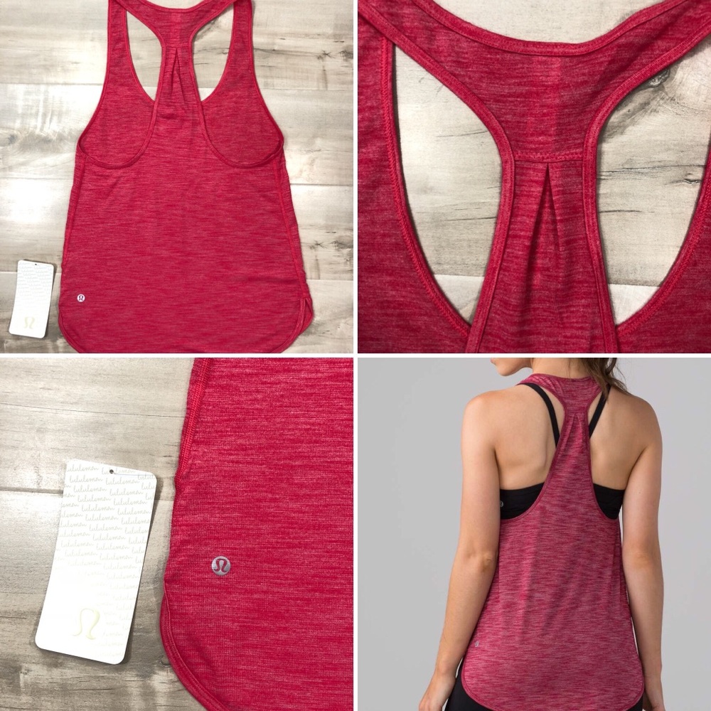 Lululemon Tank Top Sleeveless Racerback Heathered